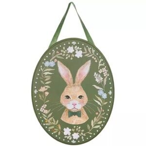 (2) Cottage Bunny Wood Wall Decor
